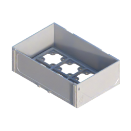Render of MODULITH 115 Gridfinity Decor Drawer - 2W-1H